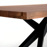 114" Straight Edge Dining Table: Airloft Legs