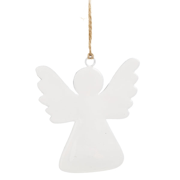 Holiday Ornament: Iron White Angel