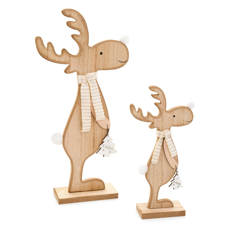 Holiday Decorative Deer - Set of 2