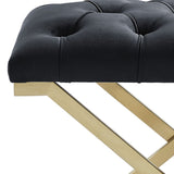 Rada Bench in Black and Gold