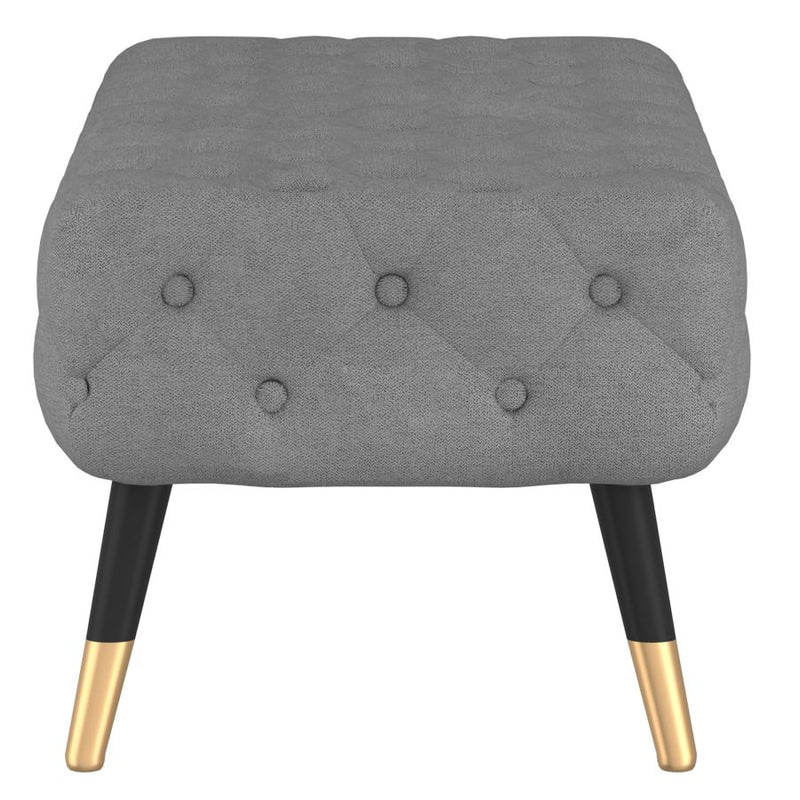 Meryl Bench in Grey and Black