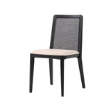 dining chair with oyster linen