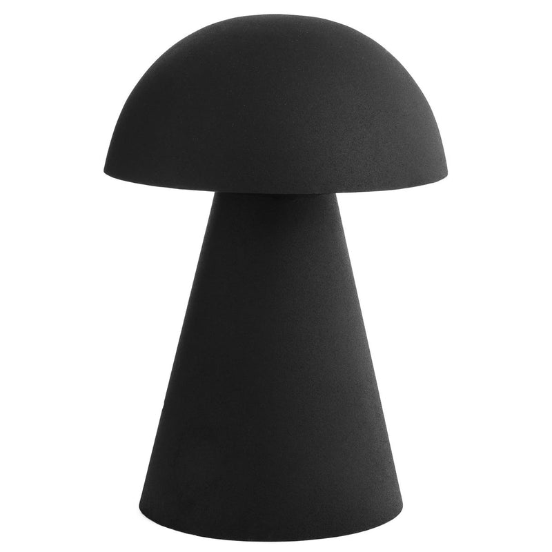 Mushroom Lamp in Black