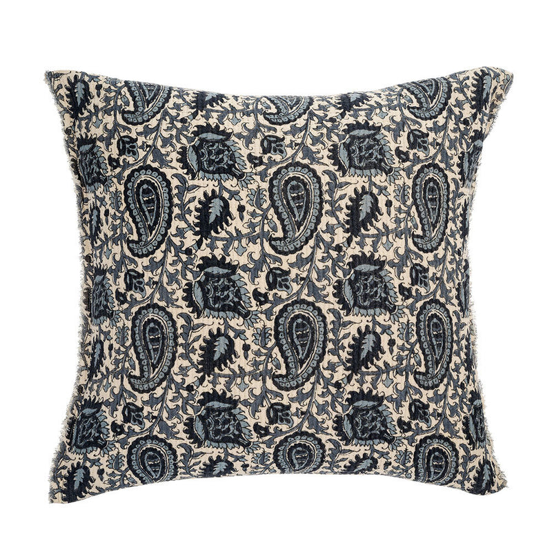 Made from thick, double woven cotton layers, our floral printed Bluebell Pillow is cloudlike in softness. Breezy and laid-back, it brings that sought after vacation feeling home for a look that exudes comfort, style, and ease. Complete with a premium feather down filler for fabulous fluff factor and comfort you'll want to sink your head into.