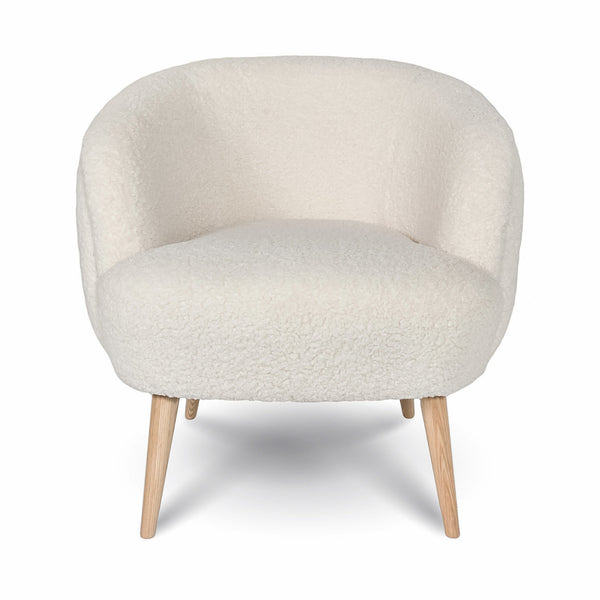Our Bruges accent chair is all about framing a comfortable sitting experience. Crafted from luxurious teddy fabric, this generously sized chair has timeless style that complements both classic and modern interior layouts. Offering cozy seating for reading nooks, living rooms, or bedrooms, it is a great way to incorporate plush comfort without sacrificing style.