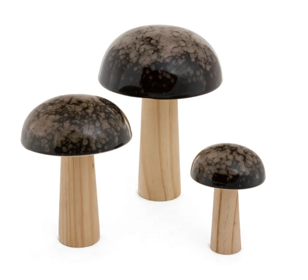 Decor Mushrooms - Dark Brown