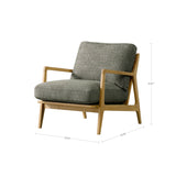 The Las Vegas Lawrence arm chair is an exceptional option for those in search of an aesthetically pleasing, comfortable, and durable piece of furniture. Its attractive design is sure to draw attention, and is reliable enough for daily use. Made with high quality materials, the Las Vegas Lawrence arm chair is a long-lasting addition to the home. You'll rest easy knowing that it is designed to keep its shape, ensuring you and your guests enjoy the same feel year after year.