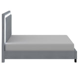 3. "Lumina 78" King Platform Bed in Grey - Stylish and functional furniture piece"