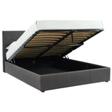 4. "60" Queen Platform Bed with Storage - Modern and Practical Furniture Piece"