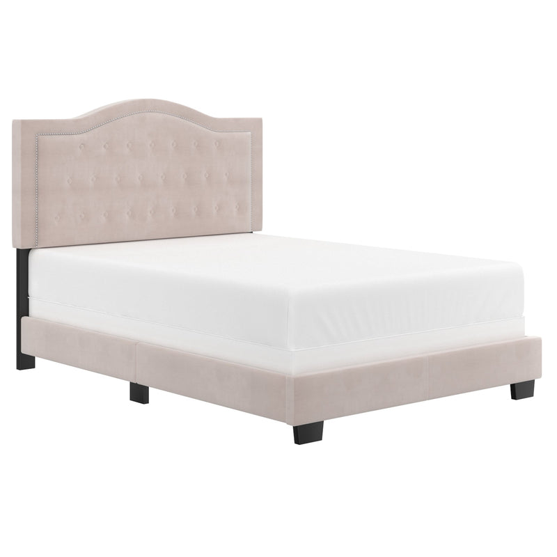 1. "Pixie 54" Double Bed in Blush Pink - Elegant and Stylish Bedroom Furniture"