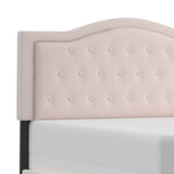 5. "Pixie 60" Queen Bed in Blush Pink - Perfect Blend of Style and Functionality"
