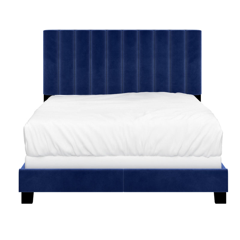 3. "Jedd 54" Double Bed in Blue - Transform Your Bedroom with Modern Elegance"