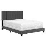 1. "Jedd 60" Queen Bed in Charcoal - Sleek and stylish bedroom furniture"
