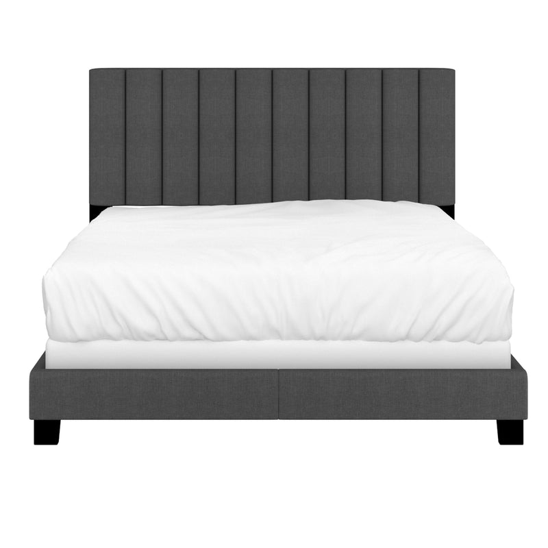 3. "Modern Queen Bed - Jedd 60" in Charcoal for a contemporary look"