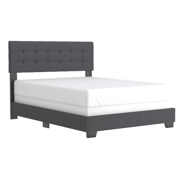 1. "Exton 60" Queen Bed in Charcoal - Sleek and modern design"