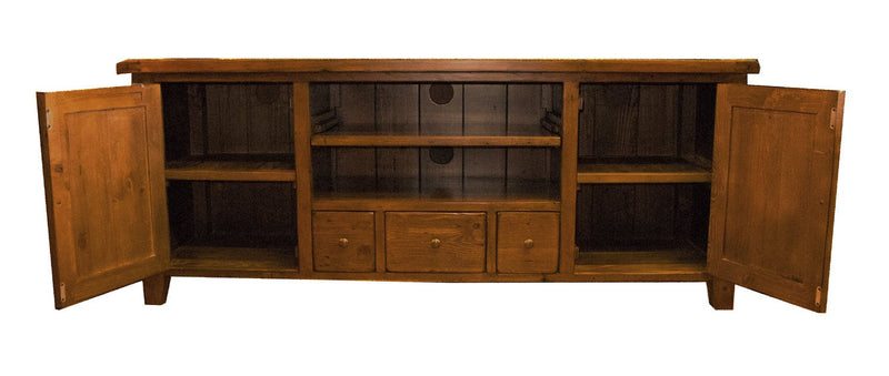 2. "Irish Coast Small Media Unit - African Dusk: Handcrafted Wooden Furniture for Stylish Homes"