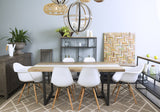 2. "Medium-sized Metro Havana Dining Table - Perfect for small to medium-sized dining spaces"