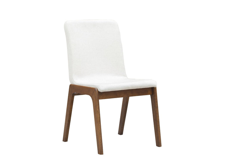 1. "Remix Dining Chair - Cream with comfortable cushioning and elegant design"