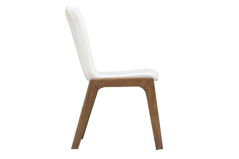 3. "Medium-sized image of Remix Dining Chair - Cream showcasing its modern aesthetic"