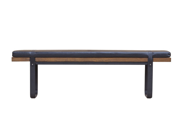 2. "Stylish Brooklyn Upholstered Bench with Button Tufted Design"