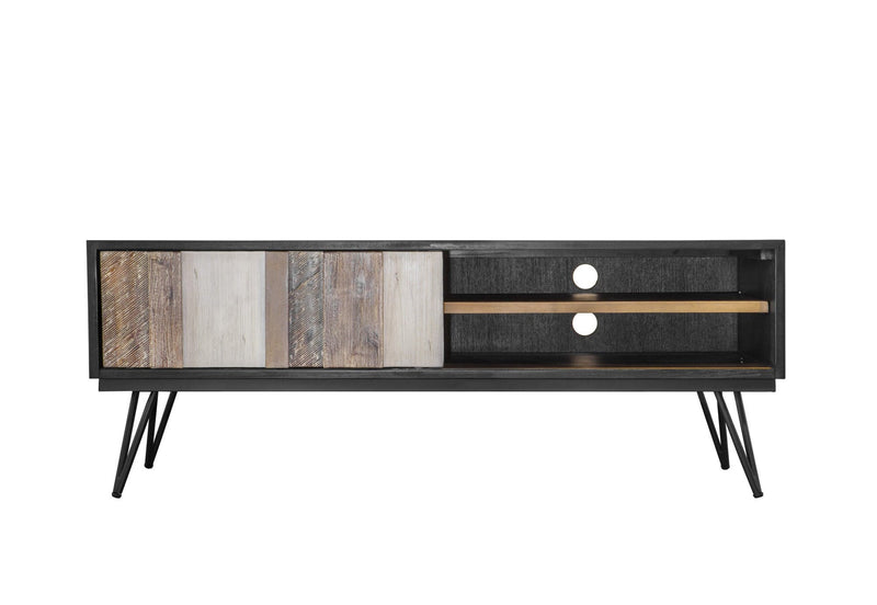 2. "Medium-sized Metro Noir Havana Regular Media Unit - Organize your entertainment essentials"