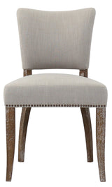 2. "Luther Dining Chair - Oyster: Stylish and versatile addition to any dining space"