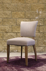 8. "Luther Dining Chair - Oyster: Sturdy construction for long-lasting use"