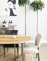10. "Luther Dining Chair - Oyster: Ideal for both formal and casual dining settings"