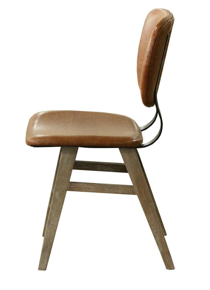 4. "Tan Brown Upholstered Fraser Dining Chair: Enhance your dining experience with this luxurious seating option"