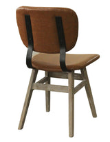 6. "Tan Brown Fraser Dining Chair: Create a warm and inviting atmosphere in your dining area"