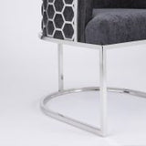 3. Chamberlain Chair in Charcoal Fabric - Enhance your lounge area with this chic and versatile seating solution.