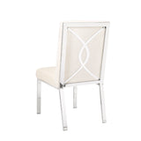2. "Ivory Fabric Emiliano Dining Chair - Stylish and versatile addition to any dining space"