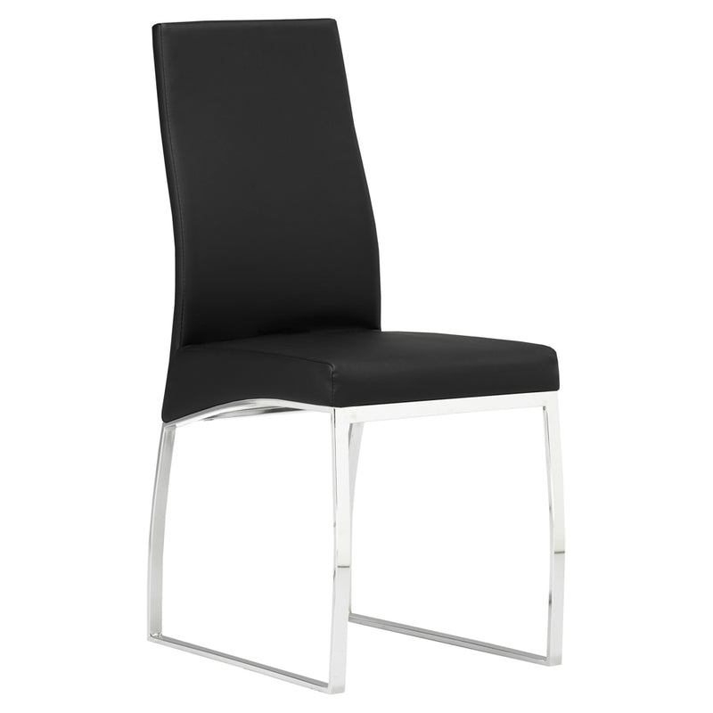 1. "K-Chair: Black Leatherette - Sleek and stylish office chair"