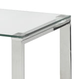 3. "David Silver Desk - Spacious Surface for Increased Productivity"