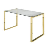 1. "David Gold Desk - Sleek and Stylish Office Furniture"