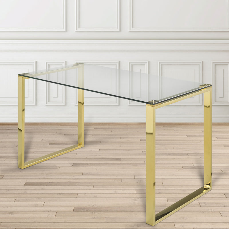 2. "Modern David Gold Desk - Perfect for Home Offices"
