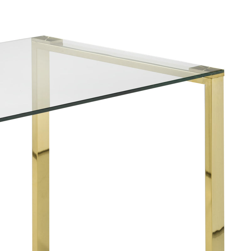 3. "Elegant David Gold Desk - Enhance Your Workspace"
