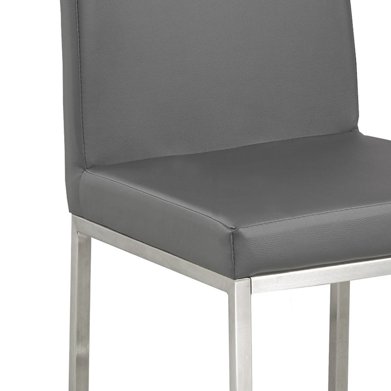 3. "Havana Counter Chair in Grey Leatherette - Enhance your dining space with this elegant and versatile seating choice"