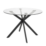 1. "Frances Dining Table Black Frame - Sleek and modern design for contemporary dining spaces"