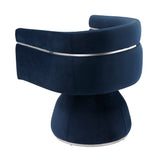 4. "Obi Blue Velvet Chair - Premium Quality and Durability"
