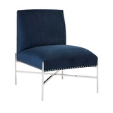 1. "Barrymore Accent Chair: Blue Velvet - Elegant and comfortable seating option"