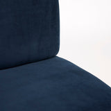 4. "Blue Velvet Accent Chair by Barrymore - Enhance your home decor with this chic piece"