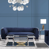 2. "Blue Velvet Paloma Sofa - Elegant and Stylish Addition to Your Living Room"