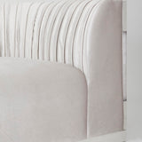 4. "Grey Velvet Paloma Sofa - Enhance your home decor with this chic seating option"