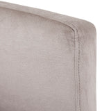 6. "Anton Accent Chair: Grey Velvet - Add a touch of sophistication to your living room"