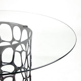 4. "Durable Mario Black Dining Table - Crafted with high-quality materials for long-lasting use"