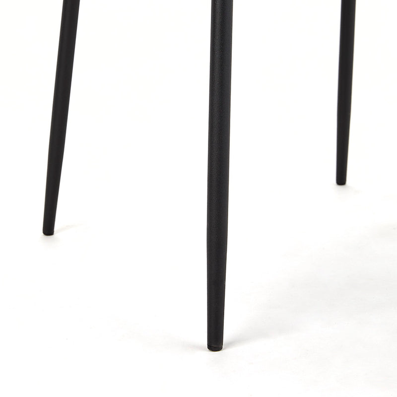 3. Taupe Leatherette Moira Black Dining Chair - Luxurious and durable seating solution for your home