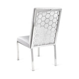 2. "Grey Velvet Riley Dining Chair - Stylish and versatile addition to any dining space"