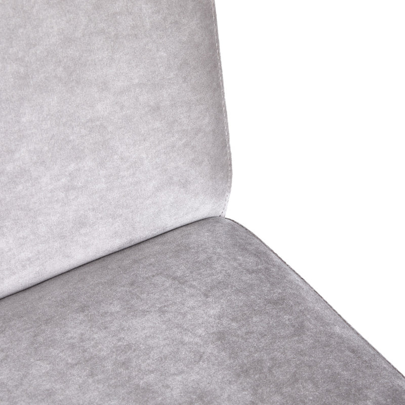 4. "Riley Dining Chair in Grey Velvet - Enhance your dining experience with this luxurious seating option"