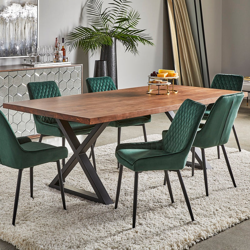 1. "84" Straight Edge Dining Table - Sleek and modern design for your dining space"